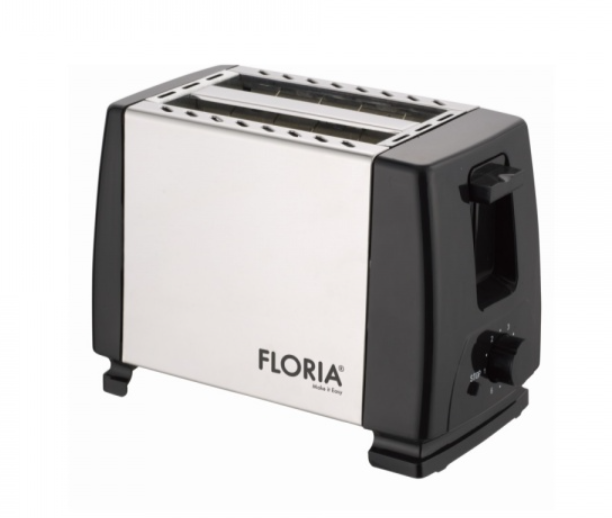 Prajitor de paine Floria ZLN1840 Negru/Inox, 700W, 7 nivele de control al temperaturii, buton de oprire