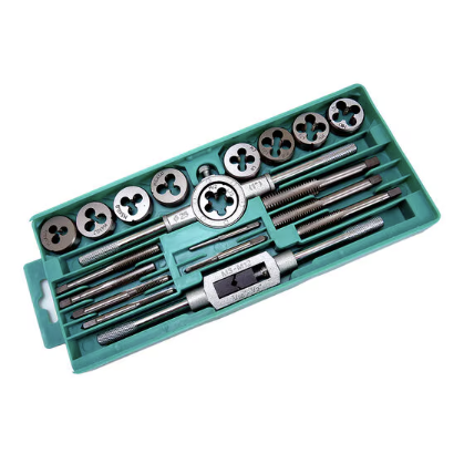 Trusa filiere M3-M12 si tarozi 3-12mm - set 20 buc