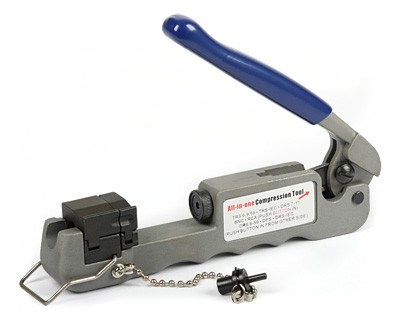 Cleste compresie MASTER AIO mufe BNC, F, IEC, RCA