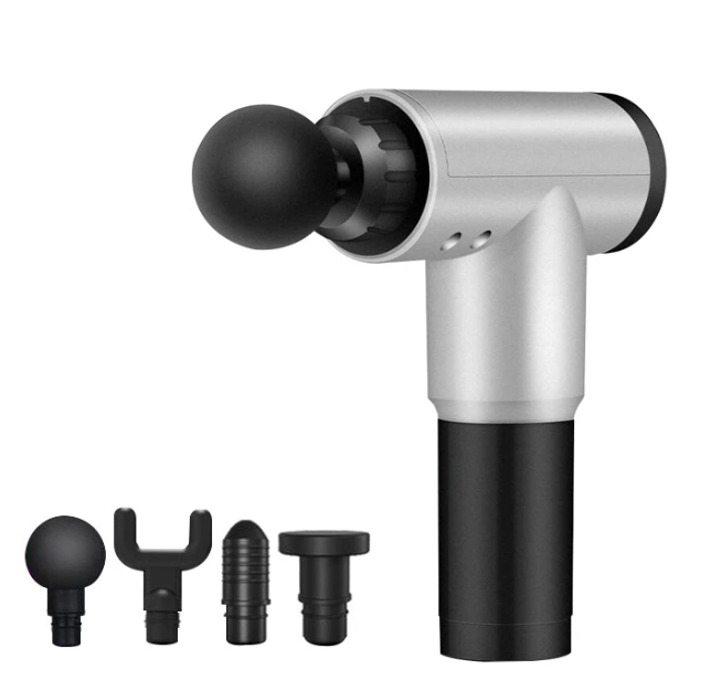 Aparat de masaj cu 4 capete Fascial Gun