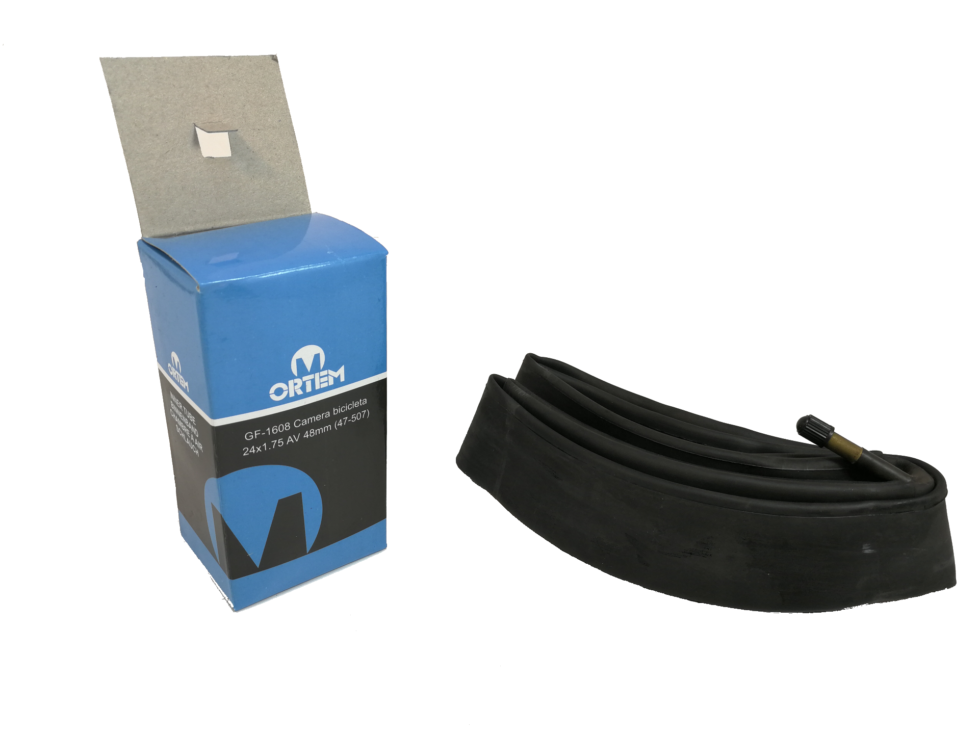 Camera bicicleta 24x1.75 AV 48mm (47-507)