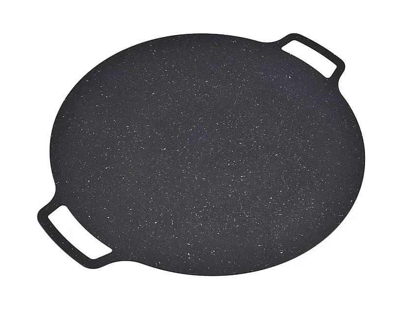 Plita Japoneza rotunda cu manere placa grill antiaderenta diametrul 32 cm