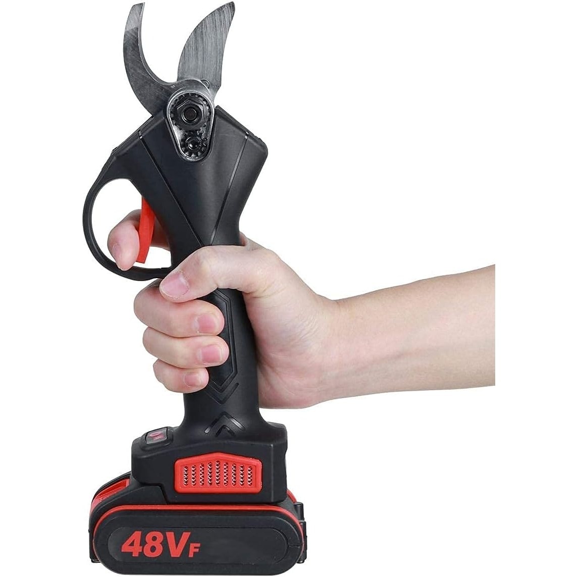 Foarfecă electrică fără fir pentru tăiere, 48V, lamă SK5, diametru tăiere 30 mm, 2 baterii incluse, geantă transport