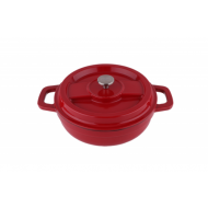 Cratita Zilan ZLN0958, Din fier turnat sub presiune puternica, 2.1L, Diametru 24 cm, Inaltime 7 cm, Compatibila cuptor si masina de spalat vase, 7 straturi de material