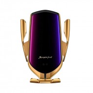 Suport auto pentru telefon r1 cu incarcare wireless functie fast charge Ins-R1
