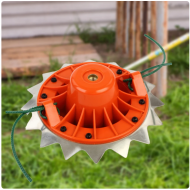Disc motocoasa 2 in 1 MX220 cu fir trimmer si margine zimtata