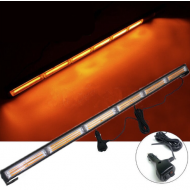 Rampa avertizare galbena 6 CASETE LED COB 126W 12-24V