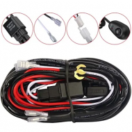 Cablaj cu releu si buton 480W 12V 40A pentru proiectoare LED sau Led Bar lungime 3m
