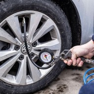 Pistol Umflat pentru Compresor cu Manometru si Furtun 35cm 16 Bari