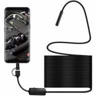 Endoscop Android 10 METRI Camera Waterproof Universala Slim pentru Inspectie Auto conectare MicroUsb