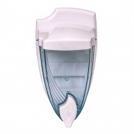Dozator de sapun lichid Lisa, ZLN4308 Alb,1000 ml, cu suport pentru perete