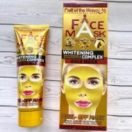 Mască facială Wokali Gold 24K cu Colagen și Extract de Melc WKL540 – regenerare și hidratare intensivă