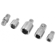Set 5 adaptoare cromate1/2 1/4 3/4 3/8