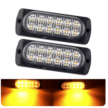 Far Lumini stroboscopice de urgenta 12 LED