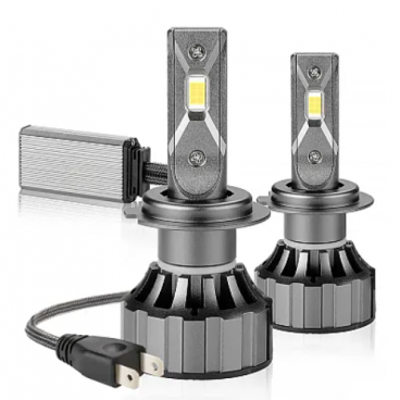 Set 2 Lampi V20 H4 LED cu doua faze temperatura 6000K putere 100W 10.000 Lumeni Canbus