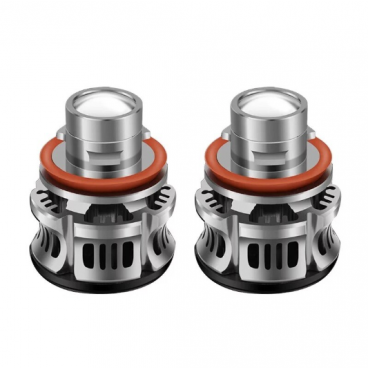 Set 2 becuri auto V6 H11, 100W, 6000K, 5200 lumeni, 0700