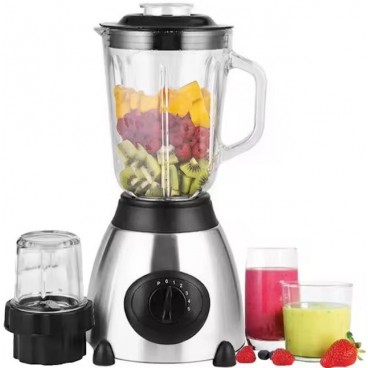 Blender Multifuncțional cu 3 Viteze – 1000W, Tocător și Mixare, Design Modern