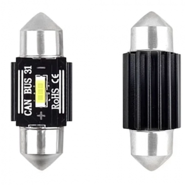 Set 2 Becuri Auto LED Cambus SMD 1860 12-24V C5W