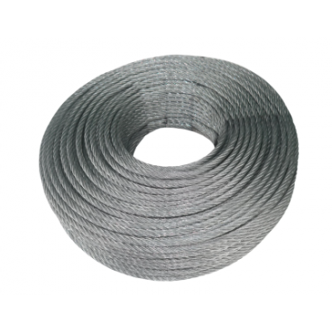 Cablu din otel zincat 6 mm x 100 m