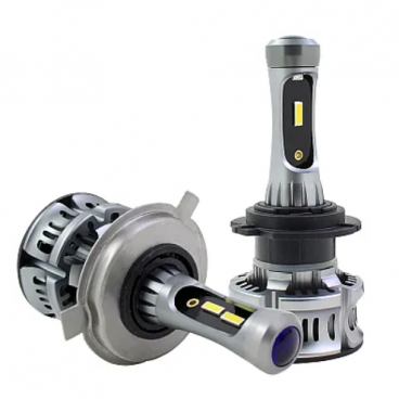 Set 2 Lampi XT7 LED H4 Canbus 2 FAZE + pozitie Albastra