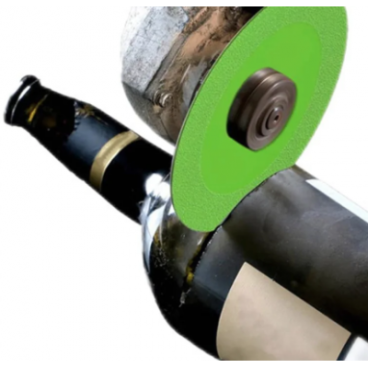 Disc Diamantat LASERLINE 125mm – Pentru Flex, Tăiere Sticlă și Cristal, Verde