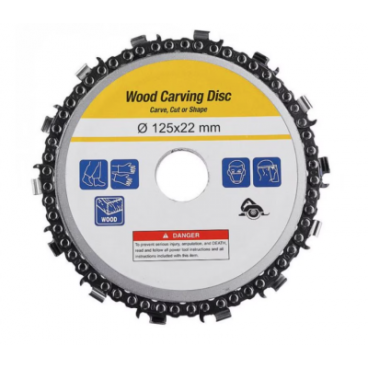 Disc Flex pentru Lemn 125 × 22 mm cu Lanț