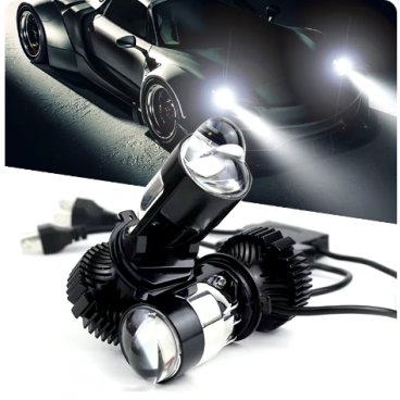 Set 2 Becuri Auto H4 A7 Canbus 2 Faze 30000lm/Set temperatura 6000K