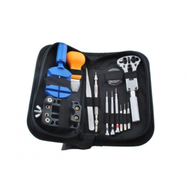TRUSA PENTRU REPARAT CEASURI, 13 PIESE, SURUBELNITE, PENSETA, CHEIE, HUSA