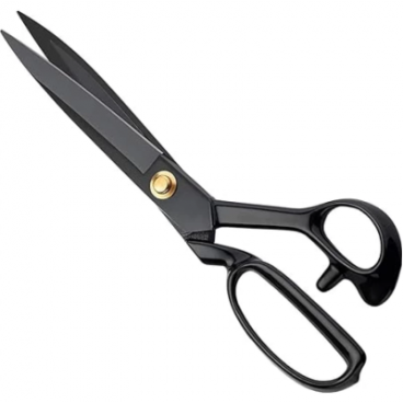 Foarfecă Profesională pentru Croitorie din Metal – Neagră, 10”