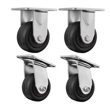 Set 4 Roți Pivotante 32 mm – Negre, Mobilitate și Stabilitate
