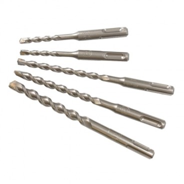 Set 5 burghie lungi de beton 4-10 mm, cap SDS