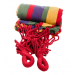 OFERTA HAMAC MULTICOLOR DIN BUMBAC CU HUSA DE TRANSPORT, 1+1 CADOU