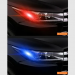 Set 2 Becuri LED RGB Auto Cu Telecomanda soclu T10 cu BILUTE/ 192 / w5w putere 2W