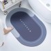 Covor de Baie Antiderapant si Absorbant Model Bathroom Oval 58 x 78 cm