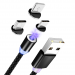 Cablu magnetic de incarcare 3in1 1+1