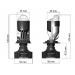 Set 2 Becuri Auto H4 A7 Canbus 2 Faze 30000lm/Set temperatura 6000K