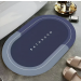 Covor de Baie Antiderapant si Absorbant Model Bathroom Oval 58 x 78 cm