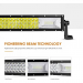 LED Bar Auto 130 CM Drept 675W leduri pe 3 randuri 12V-24V 49140 Lumeni