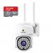 Cameră de supraveghere JORTAN, 1080P, Wi-Fi, Night Vision, IP66 + Card 32GB INCLUS