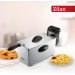 Friteuza Zilan ZLN-1819 din otel inoxidabil, capacitate 3 litri, protectie la supraincalzire