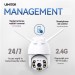 Cameră de supraveghere wireless 4 MP – detectare umană, microfon și speaker
