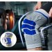 1+1 Genunchiera din Material Respirabil, Potrivita Pentru Activitati Sportive, cu Arcuri Metalice Si Pernita Silicon