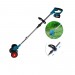 Motocoasă electrică cu roți – trimmer multifuncțional cu 2 acumulatori 48V și accesorii incluse